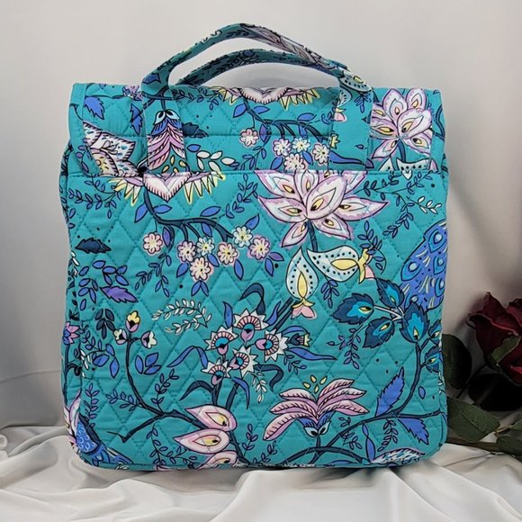 Vera Bradley Grand Hanging Organizer - Peacock Garden NWT - Picture 3 of 4